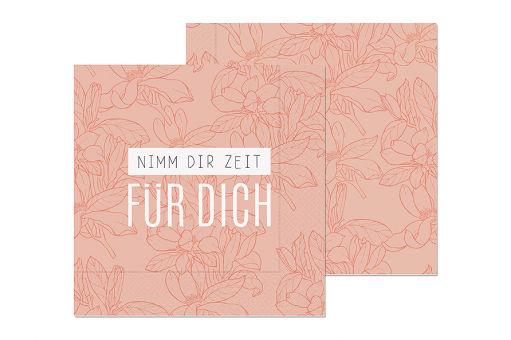 Lunch Servietten "Nimm dir Zeit für dich" - Relax